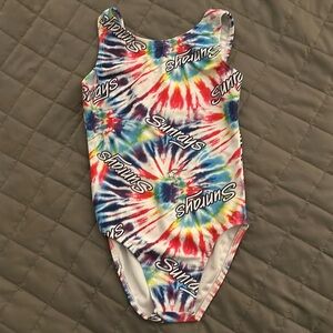 Destira XS Tie-Dye Rainbow Leotard Girl’s Gymnastics